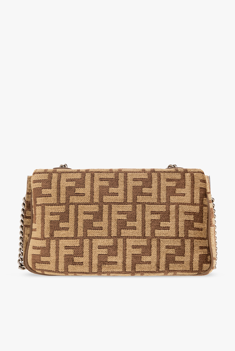 FENDI(フェンディ)/関税送料込み Baguette chain shoulder bag Fendi Baguette Medium Leather Chain Shoulder Bag